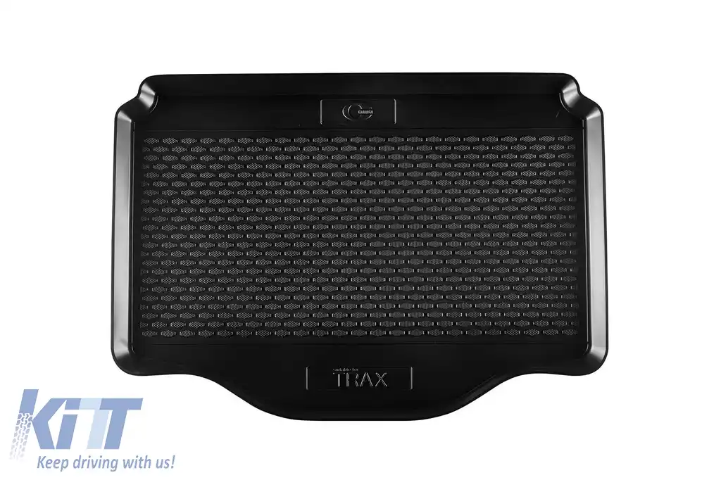 Covor de portbagaj TPE de la Gumarny Zubri potrivit pentru Chevrolet Trax 2013-2019 cu podeaua portbagajului în poziția superioară