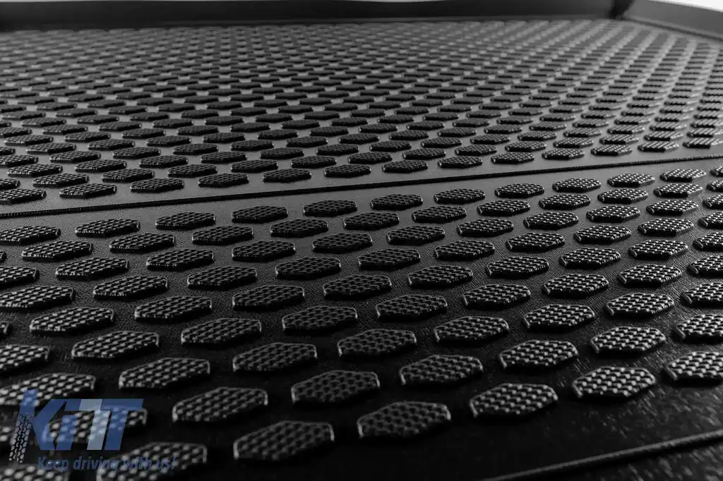 Covor de portbagaj TPE de la Gumarny Zubri potrivit pentru SsangYong Torres după 2023, cu podeaua portbagajului în poziția superioară, negru-image-6253977