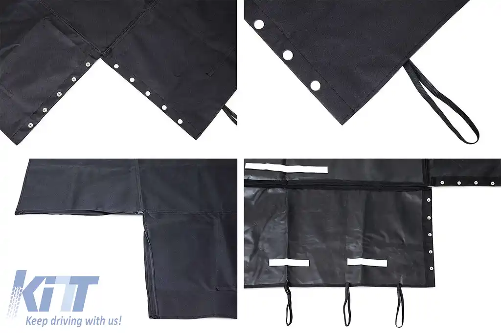 Covor de protecție pentru portbagaj, tavă de protecție la încărcare, dimensiune flexibilă XXL 105x97x37cm-image-6191171
