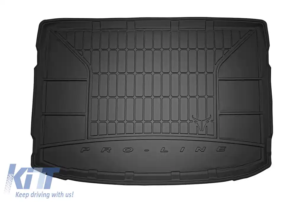 Covor din cauciuc Frogum ProLine potrivit pentru Hyundai iX20 2010-2018 cu podeaua portbagajului în poziția inferioară