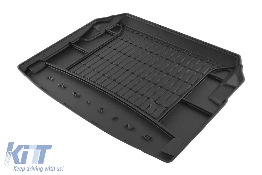 Covor din cauciuc Frogum ProLine potrivit pentru Mercedes E class W212 sedan 2009-2016 versiune fără inserție din plastic în spatele scaunelor din spate-image-6234761