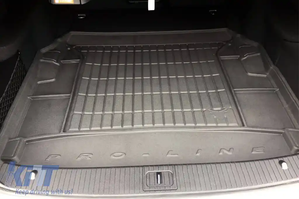Covor din cauciuc Frogum ProLine potrivit pentru Mercedes E class W212 sedan 2009-2016 versiune fără inserție din plastic în spatele scaunelor din spate-image-6234763