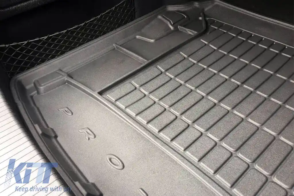 Covor din cauciuc Frogum ProLine potrivit pentru Mercedes E class W212 sedan 2009-2016 versiune fără inserție din plastic în spatele scaunelor din spate-image-6234765