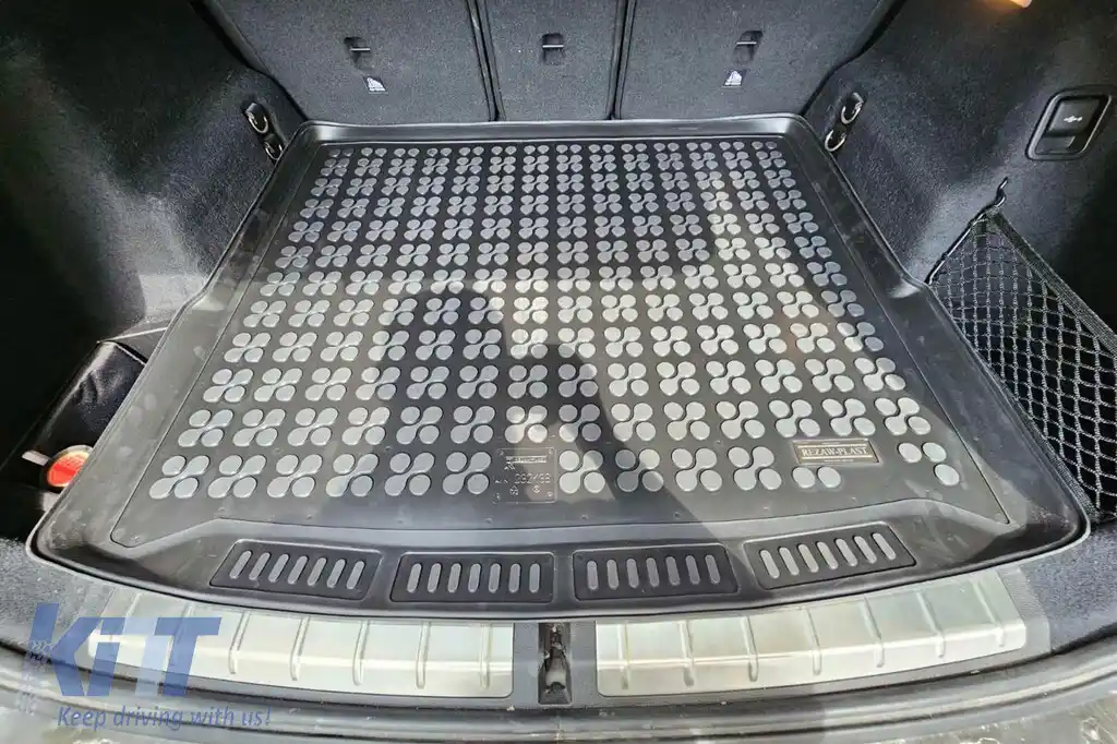 Covor din cauciuc pentru portbagaj de la Rezaw-Plast potrivit pentru BMW X1 F48 2015-2022 fără scaune spate ajustabile, X1 U11 după 2022 fără scaune spate ajustabile-image-6219537