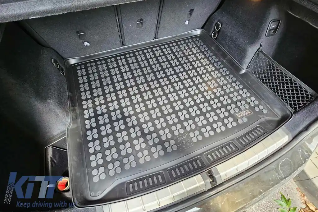 Covor din cauciuc pentru portbagaj de la Rezaw-Plast potrivit pentru BMW X1 F48 2015-2022 fără scaune spate ajustabile, X1 U11 după 2022 fără scaune spate ajustabile-image-6219538