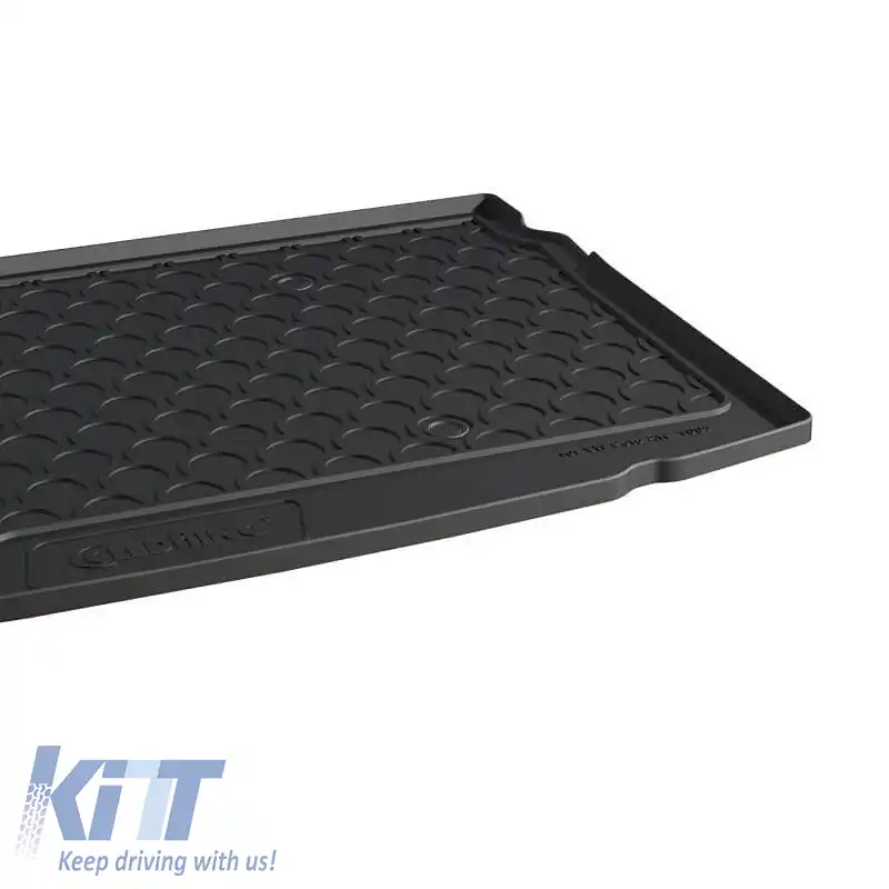Covor din cauciuc pentru portbagaj Gledring Rubbasol Gledring 1002 potrivit pentru VW Polo AW 2017 - Negru-image-6301602