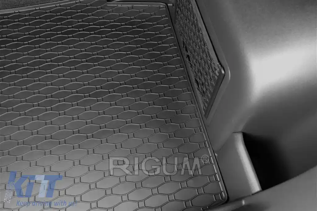 Covor din cauciuc pentru portbagaj, potrivit pentru Skoda Rapid Spaceback 2012-2019-image-6243723