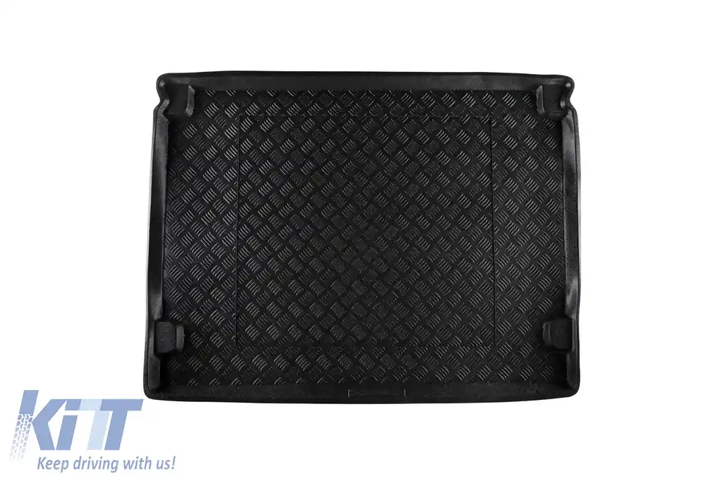 Covor din polietilenă Rezaw-Plast pentru portbagaj, potrivit pentru Citroen Berlingo, Peugeot Partner 2008-2018, 5 locuri