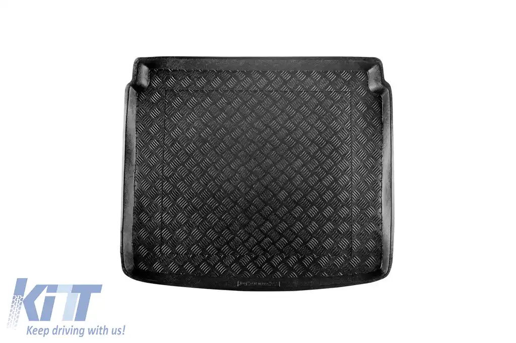 Covor din polietilenă Rezaw-Plast pentru portbagaj, potrivit pentru VW Tiguan 2007-2017, fără roată de rezervă