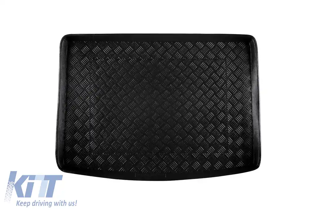 Covor din polietilenă Rezaw-Plast potrivit pentru Mercedes B class W246 2011-2018, cu podeaua portbagajului în poziția superioară