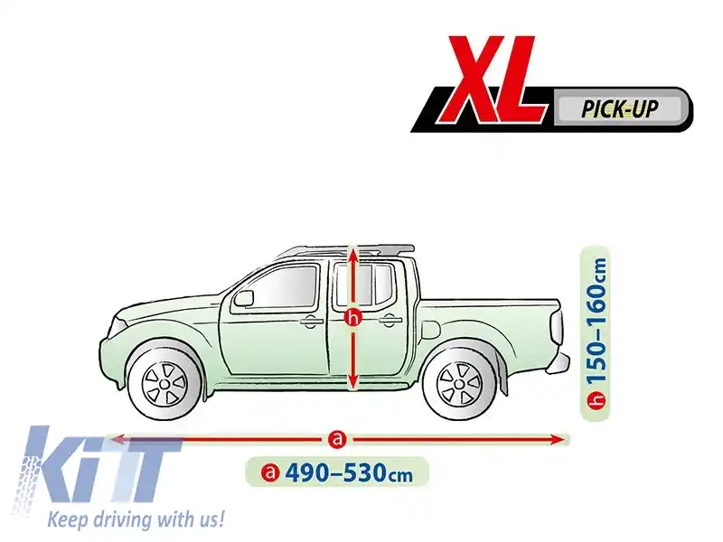 COVOR KEGEL SERIA MOBILE DIMENSIUNE XL GRI POTRIVIT PENTRU PICK UP-image-6130626