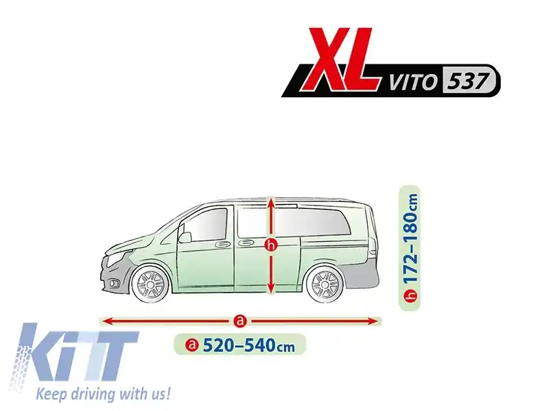 COVOR KEGEL SERIA MOBILE DIMENSIUNE XL537 GRAY POTRIVIT PENTRU VITO, 520-540X172-180CM-image-6130837