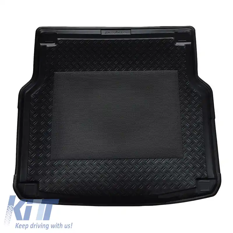Covor pentru portbagaj 3D Pool Mat potrivit pentru Mercedes-Benz C-Class S204 07-14 Caravan Negru 01-157 PEX-image-6302317