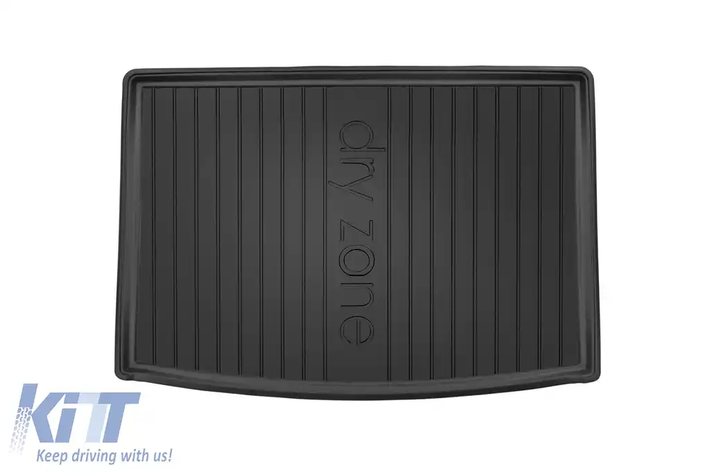 Covor pentru portbagaj Frogum Dry Zone potrivit pentru Volkswagen Golf Plus 2005-2014 cu podeaua portbagajului în poziția superioară