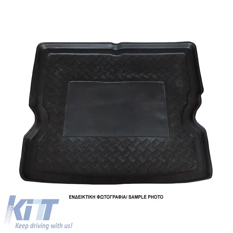 Covor portbagaj 3D Pool Mat potrivit pentru Nissan Primera 02-07 Hatchback Negru CIK