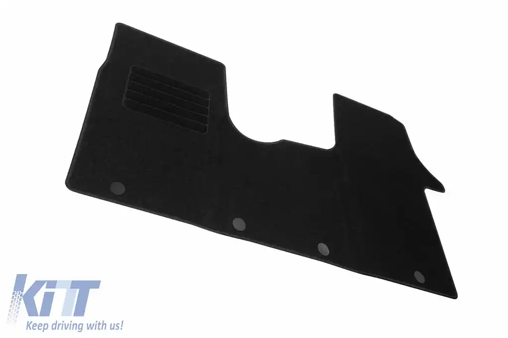 Covor textil de la Rigum potrivit pentru Fiat Talento după 2016, 1 bucată, negru-image-6246233