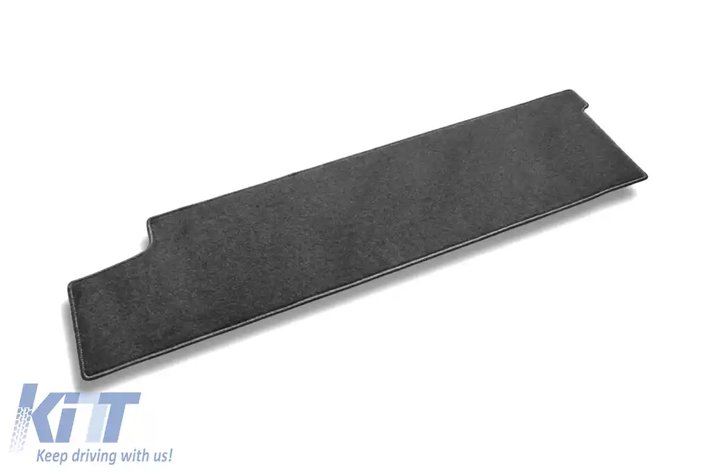 Covor textil de la Rigum potrivit pentru Volkswagen T5 Transporter după 2015, pentru scaunele din a doua linie, 1 bucată, negru