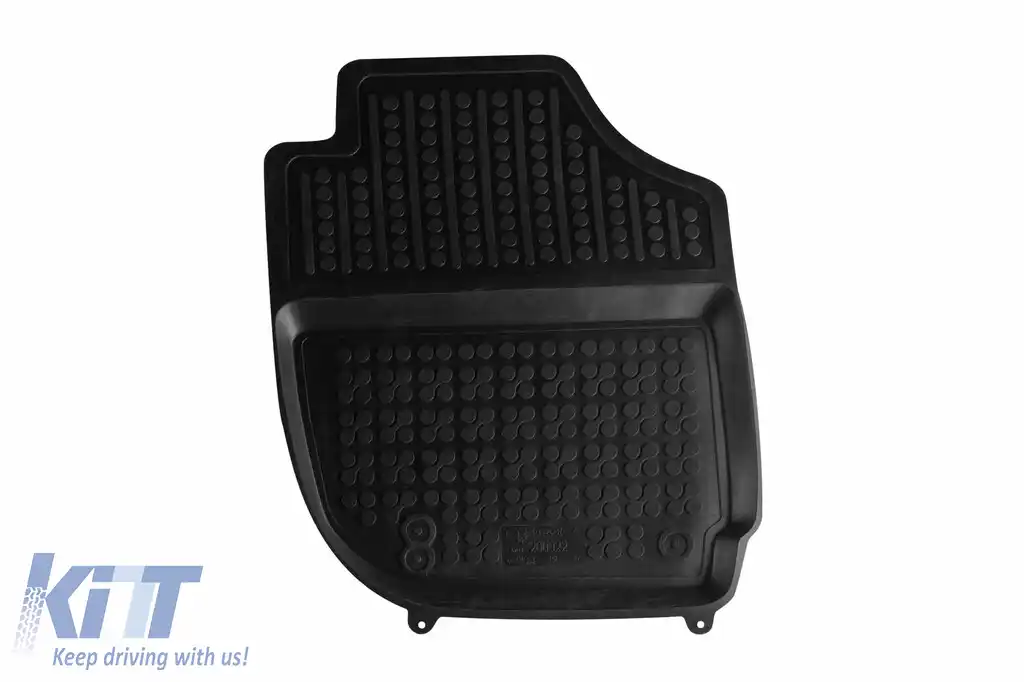 Covoraș de cauciuc specific, potrivit pentru Honda Jazz după 2020, set de 4 piese, culoare neagră, potrivit pentru benzină, motorină și hibrid.-image-6214595