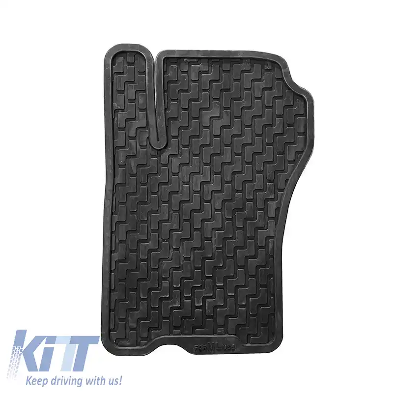 Covorașe auto 3D din cauciuc potrivite pentru Mercedes-Benz ML-Class W163 97-05 ''Star Diamond'' 3 bucăți negre-image-6308643