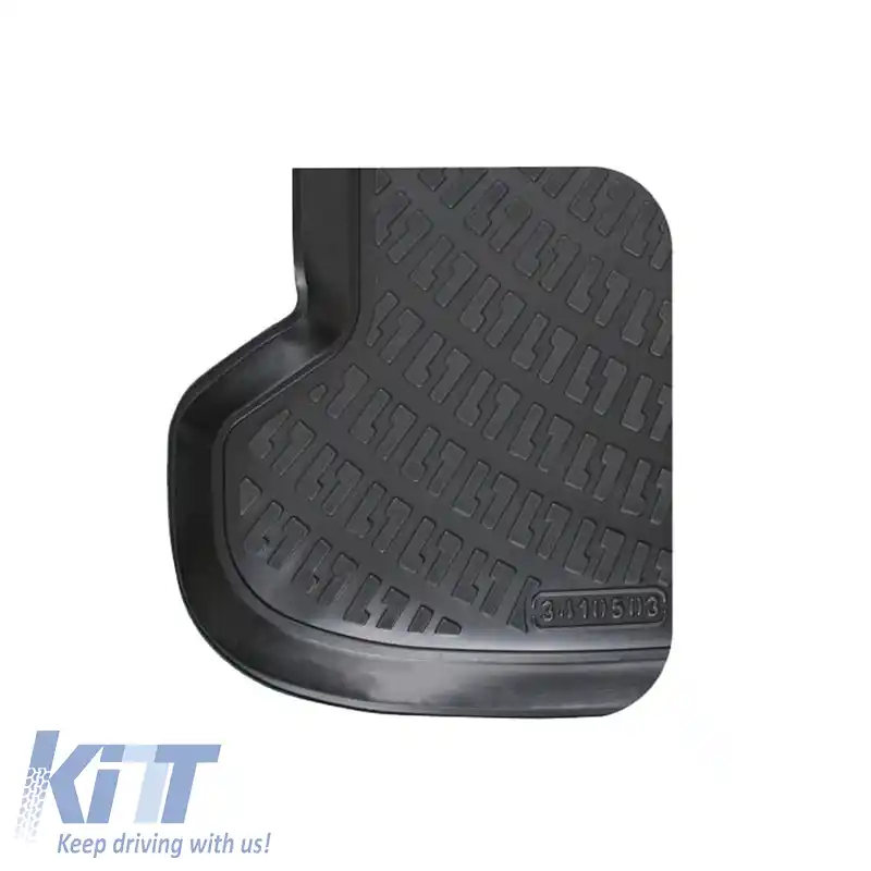 Covorașe auto 3D din cauciuc TPE potrivite pentru Audi A3 8P 2003-2012 Rizline 4 bucăți negre-image-6291707