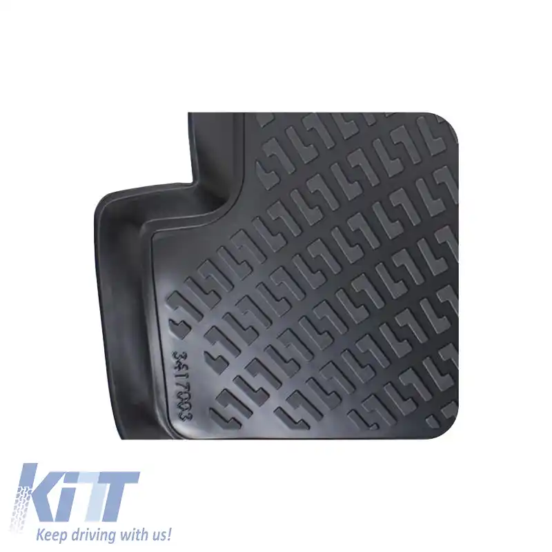 Covorașe auto 3D din cauciuc TPE potrivite pentru Mercedes W176/W177/B-CLASS W246/CLA/GLA Rizline 4 bucăți negre-image-6291740