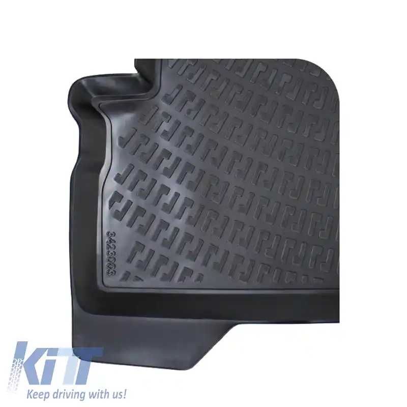 Covorașe auto 3D din cauciuc TPE potrivite pentru Ford Kuga 2012 - Rizline 4 bucăți negre-image-6291750