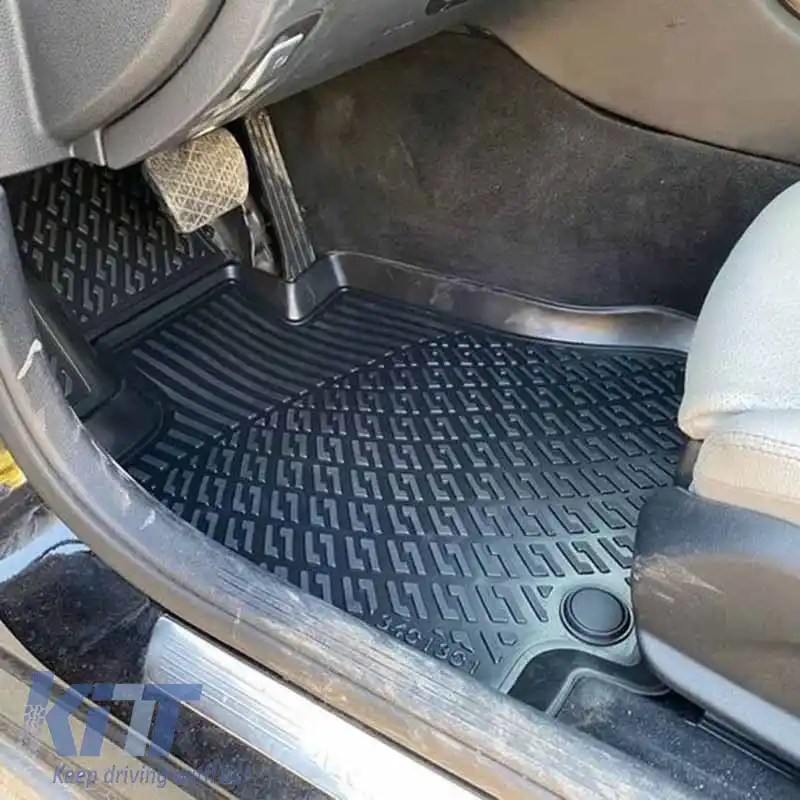 Covorașe auto 3D din cauciuc TPE potrivite pentru Mercedes C-Class W205 2014-2020 Rizline 4 bucăți negre-image-6291768