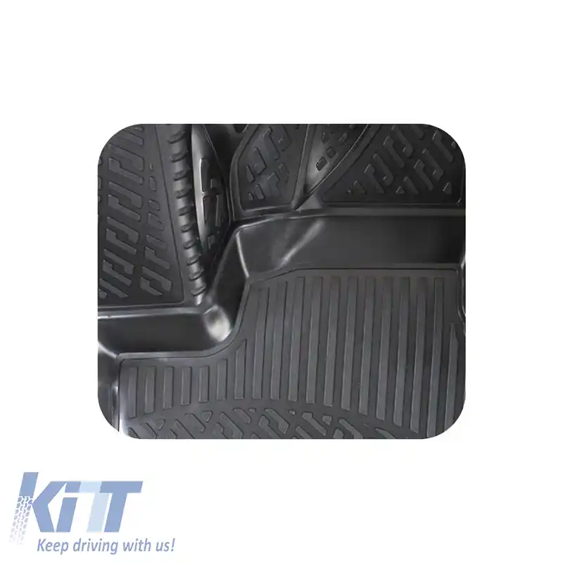 Covorașe auto 3D din cauciuc TPE potrivite pentru Kia Sportage 2016-RL113320/ Hyundai Tucson 2015-2019 Rizline 4 bucăți negre-image-6291941