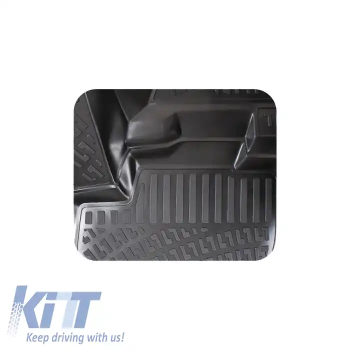 Covorașe auto 3D din cauciuc TPE potrivite pentru Ford Edge a doua generație 2015 - Rizline 4 bucăți negre-image-6292042