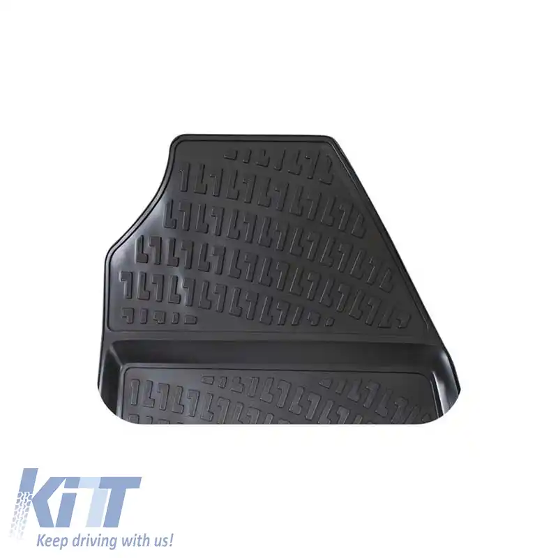 Covorașe auto 3D din cauciuc TPE potrivite pentru Ford Fiesta 17+ Rizline 4 bucăți negre-image-6294031