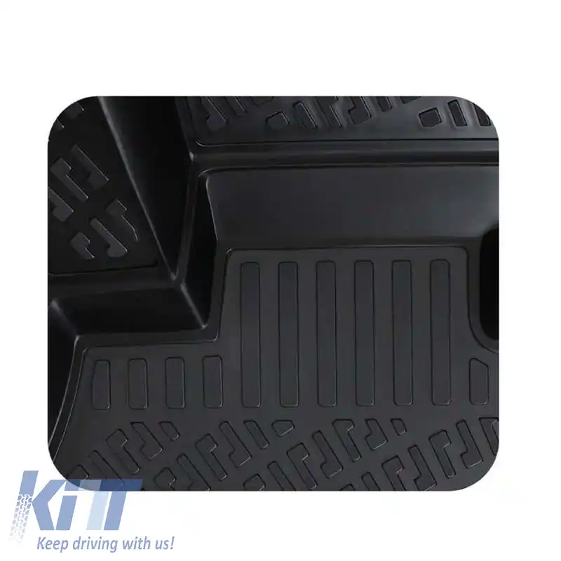 Covorașe auto 3D din cauciuc TPE potrivite pentru BMW X1 F48 15+ Negru Rizline 4 bucăți Negru-image-6294043