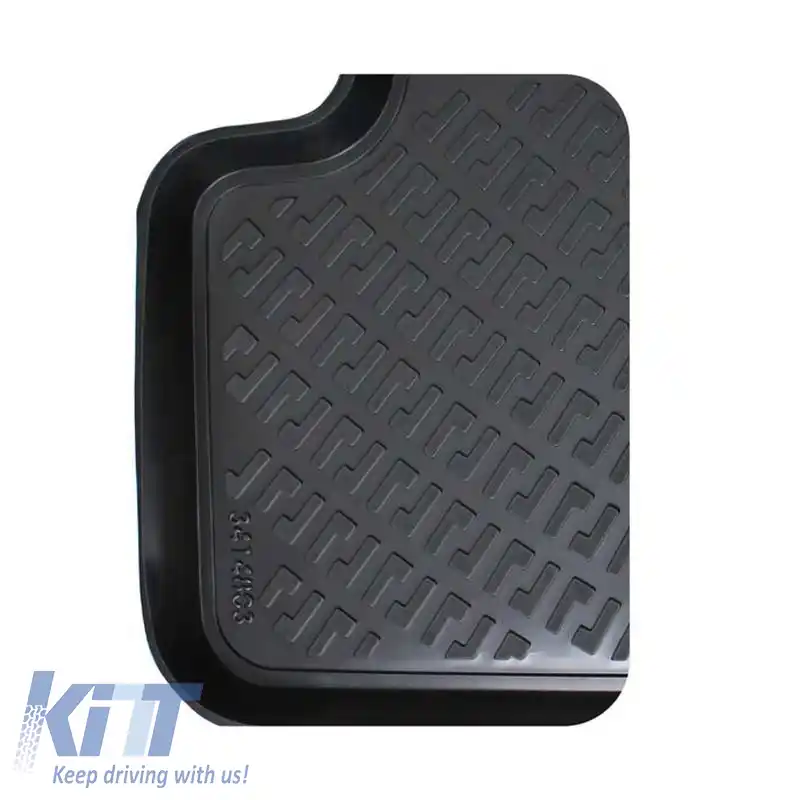 Covorașe auto 3D din cauciuc TPE potrivite pentru BMW X1 F48 15+ Negru Rizline 4 bucăți Negru-image-6294045