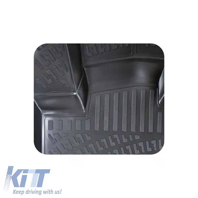 Covorașe auto 3D din cauciuc TPE potrivite pentru Kia Sorento 09-15 Rizline 4 bucăți negre-image-6294048