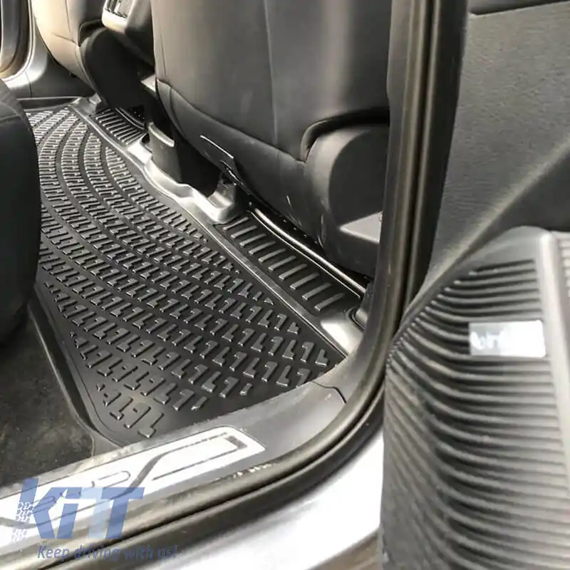 Covorașe auto 3D din cauciuc TPE potrivite pentru BYD Seal U DM-i 2023 - Rizline 4 bucăți negre-image-6318362
