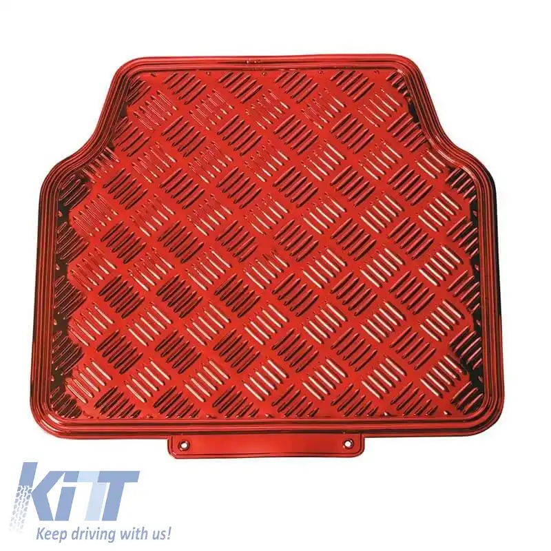 Covorașe auto universale din aluminiu roșu 4 buc.-image-6295772