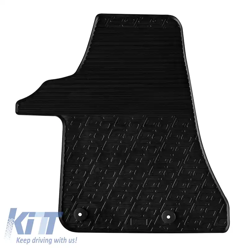 Covorașe de cauciuc Gledring 0904 potrivite pentru VW Transporter T6.1 / Multivan 2020- Negru 2 Piese-image-6304661