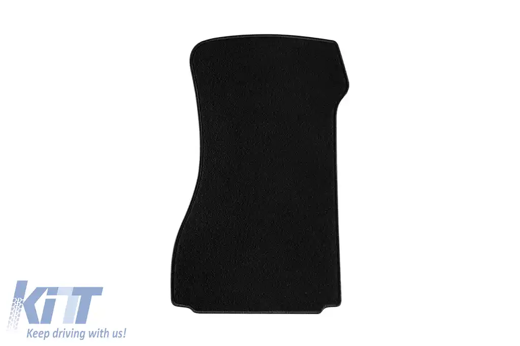 Covorașe de podea din mochetă cu două straturi, potrivite pentru Mercedes E class W115 sedan 1967-1976, din țesătură Rex, set de 4 bucăți, negru-image-6240114