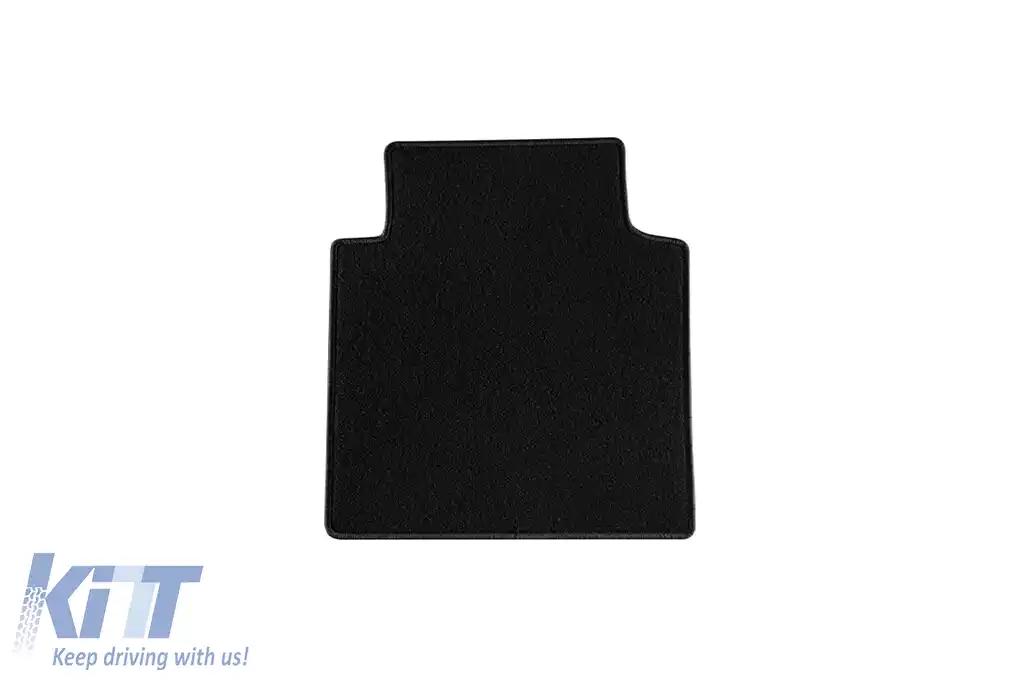 Covorașe de podea din mochetă cu două straturi, potrivite pentru Mercedes E class W115 sedan 1967-1976, din țesătură Rex, set de 4 bucăți, negru-image-6240116