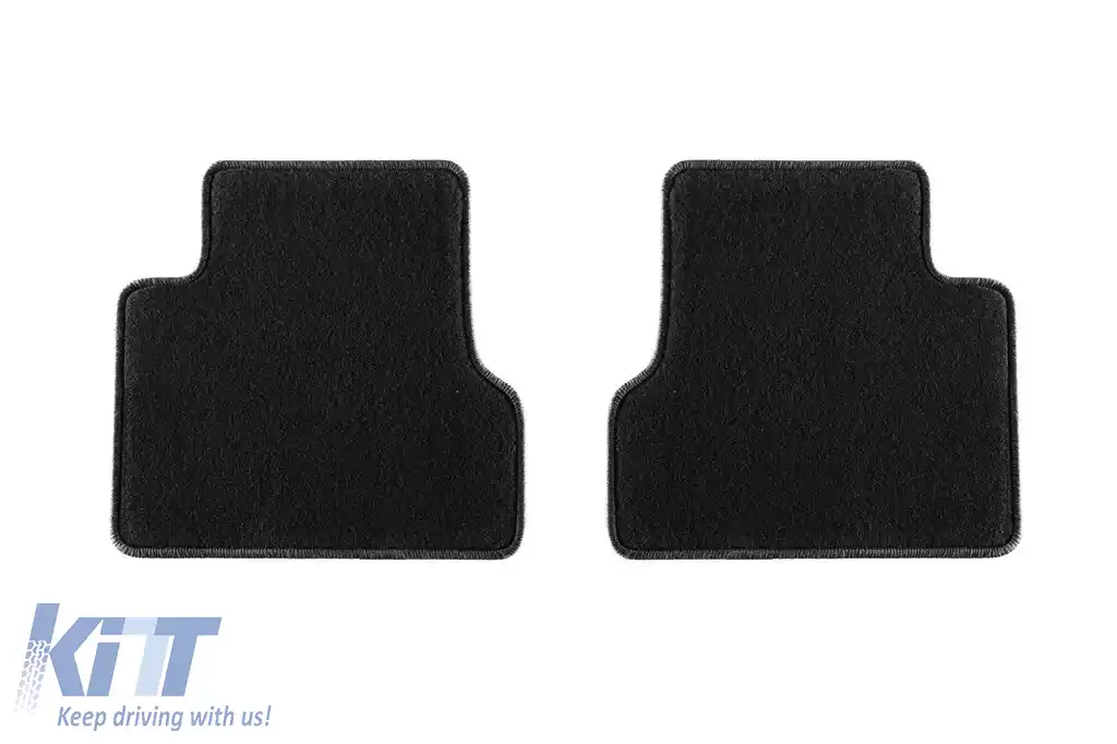 Covorașe de podea din mochetă cu două straturi, potrivite pentru Jeep Cherokee KL după 2014, set de 4 bucăți, negre-image-6240151