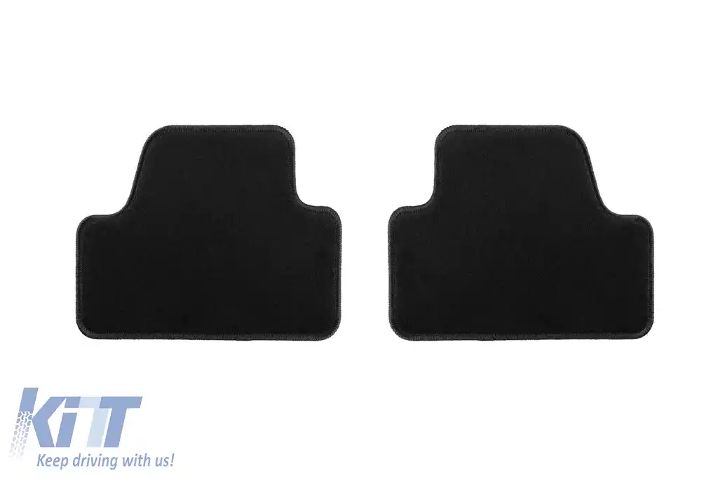Covorașe de podea din mochetă cu două straturi, potrivite pentru BMW seria 4 F33 cabrio după 2014, set de 4 bucăți, negru-image-6240540