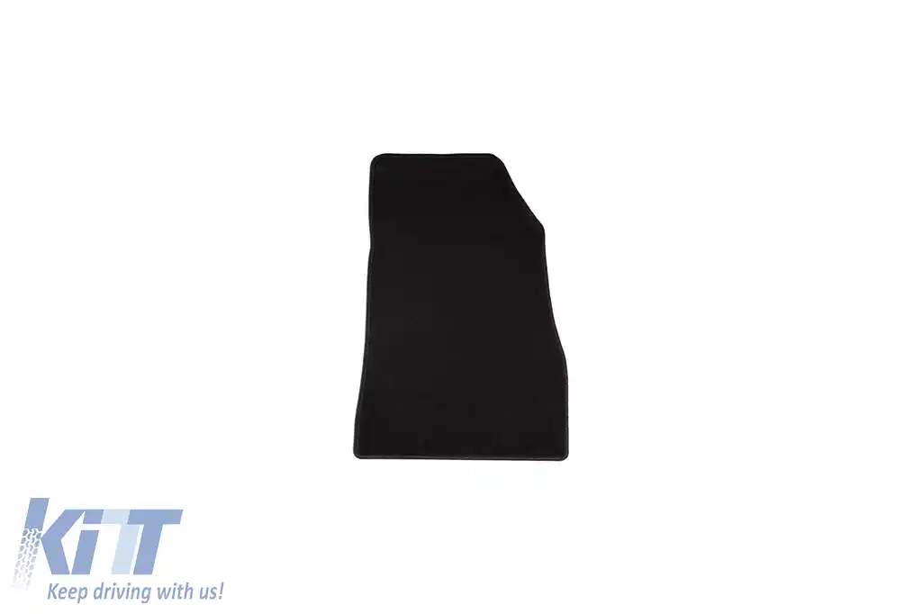 Covorașe de podea din mochetă cu două straturi, potrivite pentru Nissan Pulsar după 2014, din țesătură Rex, set de 4 bucăți, negre-image-6240559