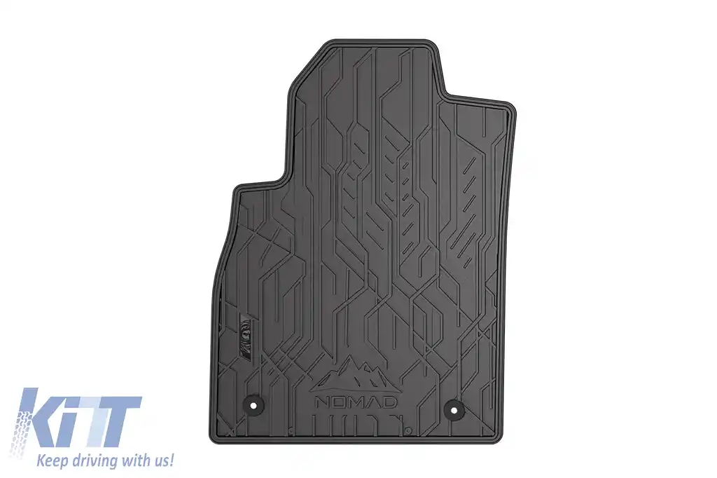 Covorașe din cauciuc frontale specifice, potrivite pentru seria Frogum NOMAD pentru Opel Astra J 2009-2020, Cascada 2013-2019, Chevrolet Cruze 2008-2016, Orlando 2010-2018, set de 2 piese, culoare nea-image-6256553