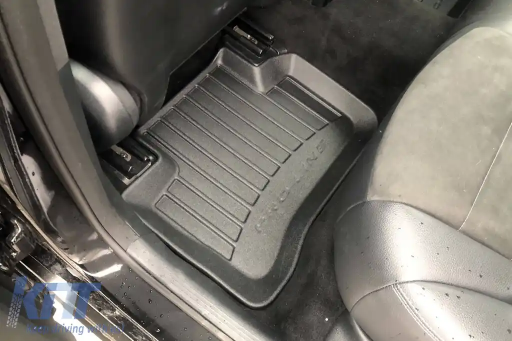 Covorașe din cauciuc specifice, potrivite pentru Mercedes GLC X253, GLC Coupe C253 2015-2022, set de 4 piese, culoare neagră, cu garanție de 24 de luni-image-6221182