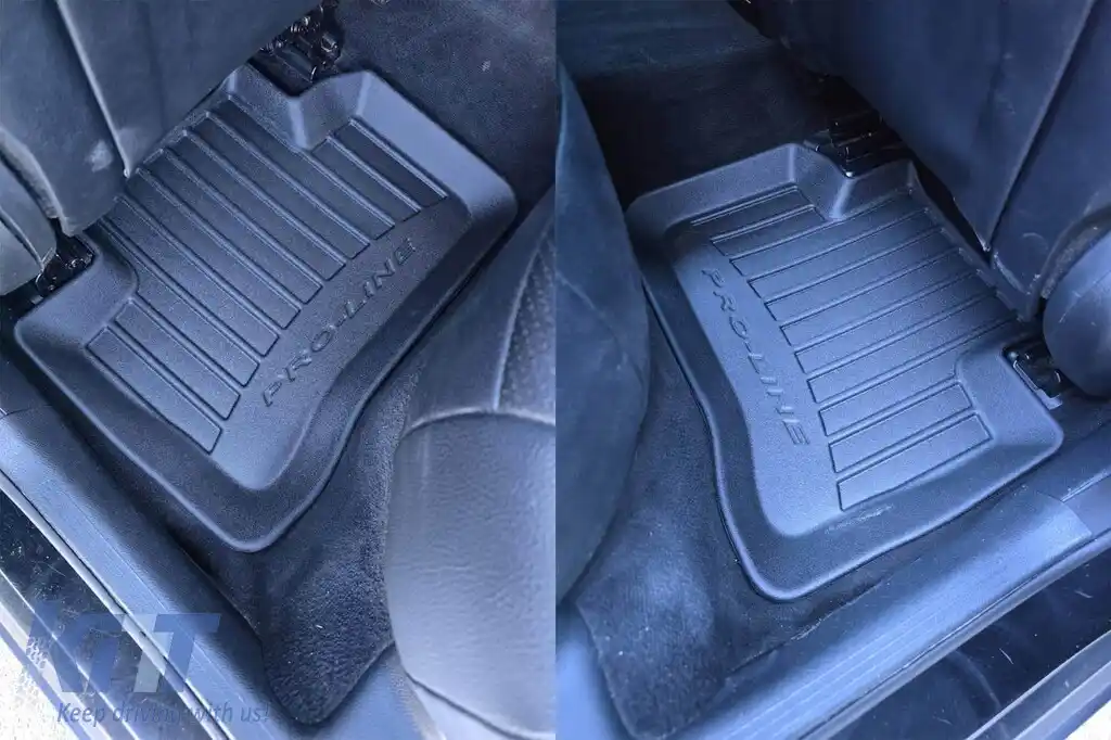 Covorașe din cauciuc specifice, potrivite pentru Mercedes GLC X253, GLC Coupe C253 2015-2022, set de 4 piese, culoare neagră, cu garanție de 24 de luni-image-6221184