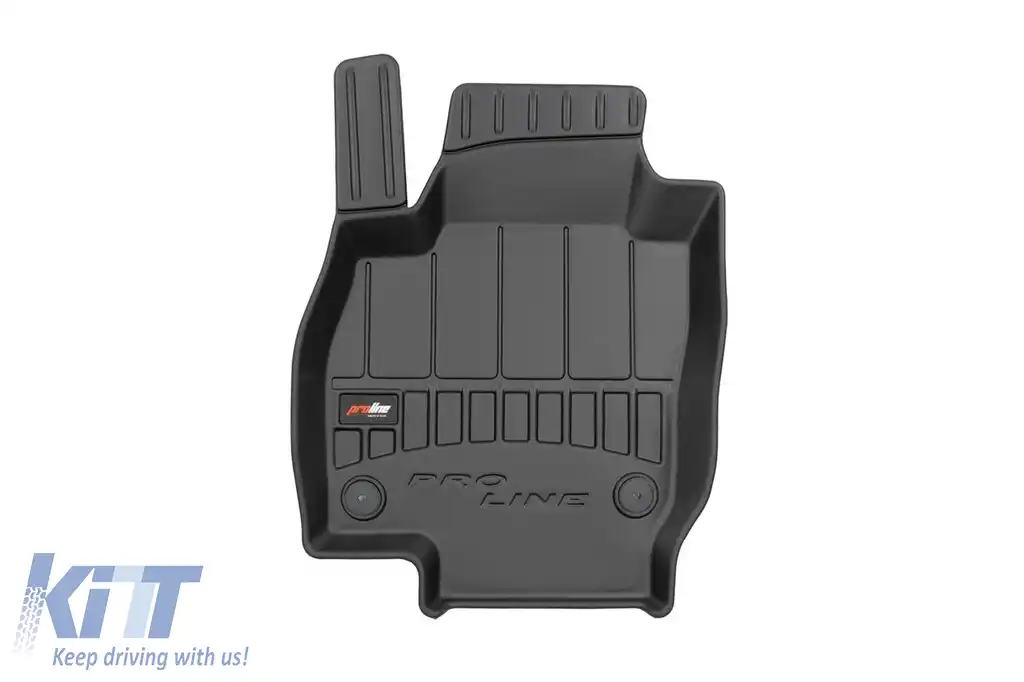 Covorașe din cauciuc specifice, potrivite pentru Volkswagen T-Cross după 2018, set de 4 piese, culoare neagră, cu garanție de 24 de luni-image-6221775