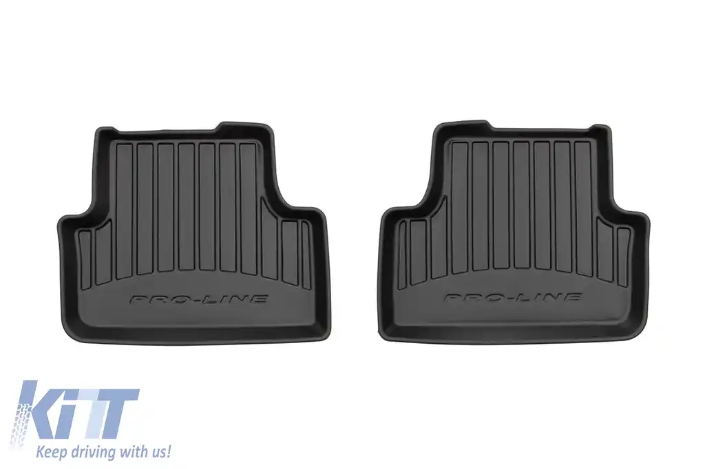 Covorașe din cauciuc specifice, potrivite pentru Volkswagen T-Cross după 2018, set de 4 piese, culoare neagră, cu garanție de 24 de luni-image-6221777