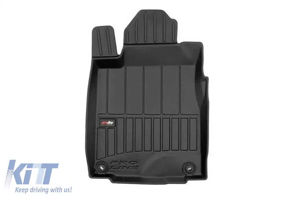Covorașe din cauciuc specifice, potrivite pentru Honda CR-V 2012-2018, set de 3 piese, culoare neagră, cu garanție de 24 de luni din seria Frogum 3D ProLine.-image-6222553