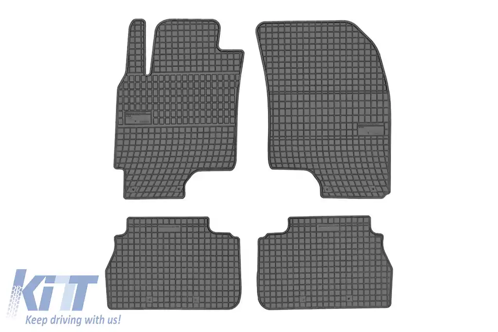 Covorașe din cauciuc specifice, potrivite pentru Chevrolet Epica 2006-2014, set de 4 piese, culoare neagră din seria Frogum El Toro