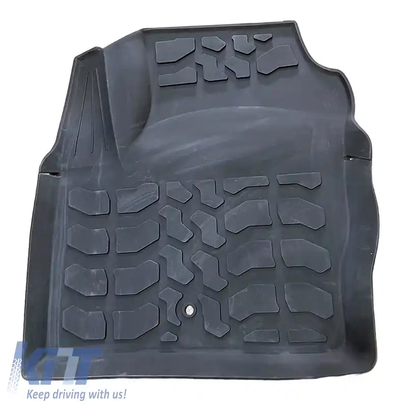 Covorase auto 3D din cauciuc potrivite pentru Land Rover Freelander 2 2007-2014 ''Star Diamond'' 3 bucăți negre-image-6307710