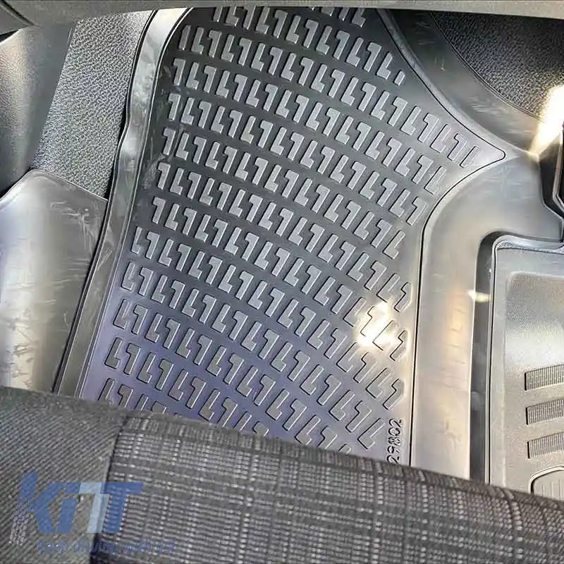 Covorase auto 3D din cauciuc TPE potrivite pentru Mercedes Vito W447 2014- RL117500 /Viano 2014- Rizline 3 bucăți negre-image-6291967